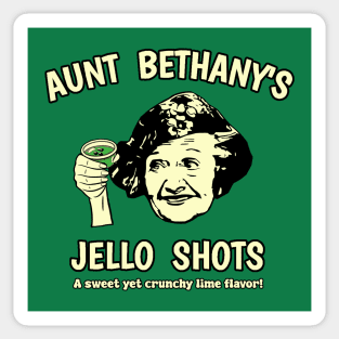 Aunt Bethany's Jello Shots Sticker